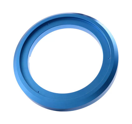 Komponen Penggilingan CNC Aluminium Senyawa Anodizing Blue Services
