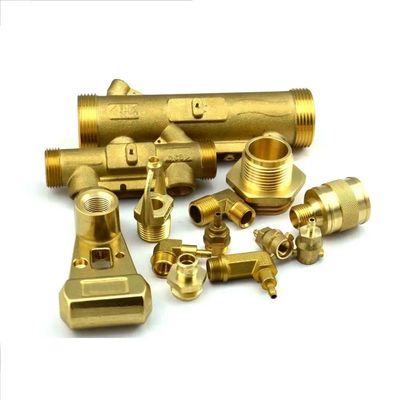 Komponen Bagian Kuningan CNC yang Diubah Kustom Memperkeras Bagian-bagian Mesin CNC