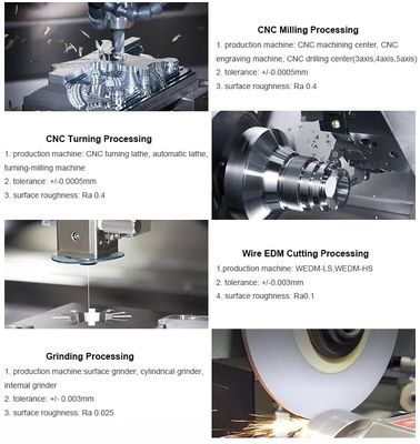 Perangkat Keras Bagian Penggilingan CNC Kekerasan Bagian Pembalik Kustom Warna